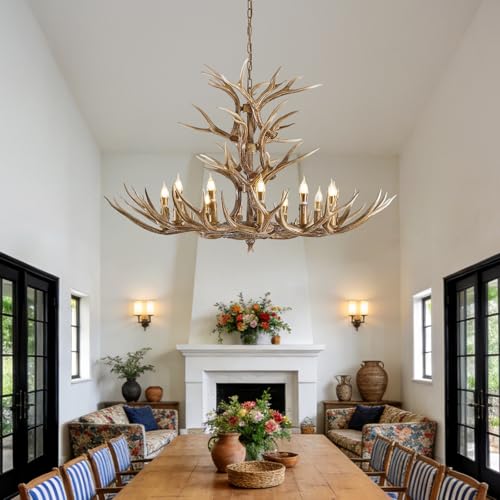 Antler Chandelier 12 Light