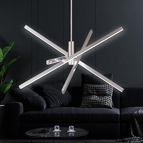 Nickel Modern LED Chandelier