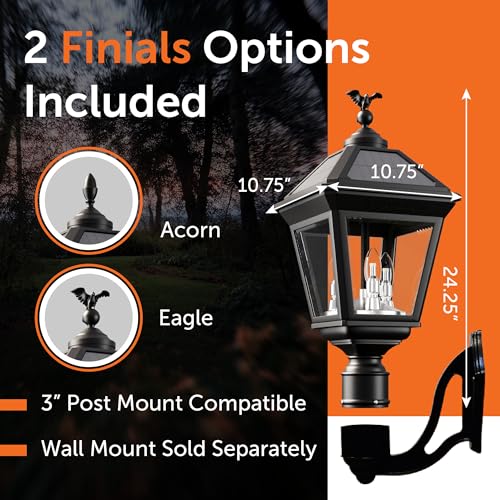 Imperial Solar Post Light
