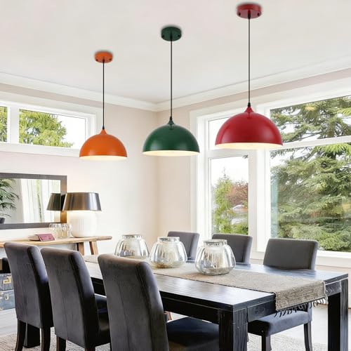 Colorful Pendant Lights (3 Count)