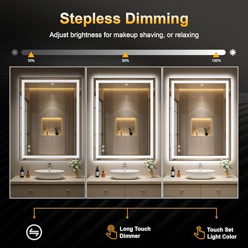 LED Bathroom Mirror with Light