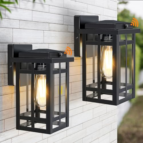 2 Packs Dusk to Dawn Outdoor Wall Lighting 9.76'' (2 Count)