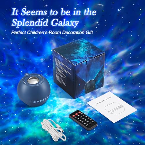 360 Game Lights Galaxy Projector Gaming Accessories Gaming Room Decor Green Star Bluetooth Speaker+15 White Noise Man Cave Accessories Cool Gifts for Men Birthday Gift Cool Stuff for Teen Boy