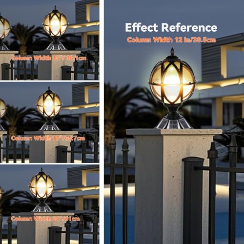 Solar Remote Post Lights for Outdoor