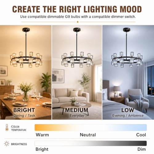 Crystal Chandelier for Dining Room