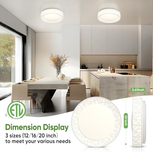 20 Inch Bird's Nest Flush Mount Ceiling Light