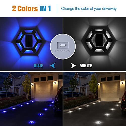 Solar Dock Driveway Deck Outdoor Pathway LED Lights (16 Count)