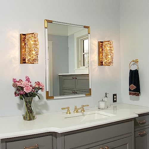 Gold Crystal Wall Sconce