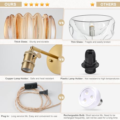Plug in Wall Sconce