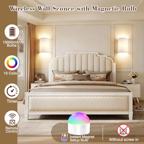 Battery Operated Wall Sconce Set of Two (2 Count)