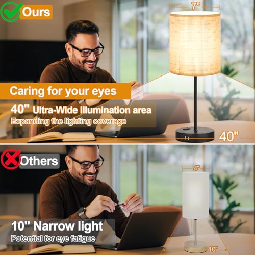 Set of 2 Touch Control Table Lamps