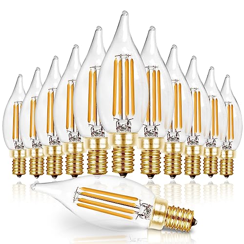 Candelabra Light Bulbs 2700K (12 Count)