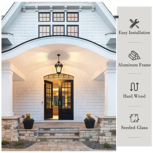 Farmhouse Outdoor Pendant Light for Porch