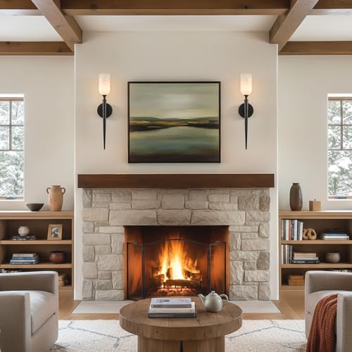 21.6" Alabaster Wall Sconce