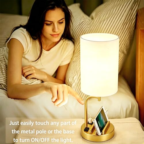 Touch Control USB Table Lamp with USB C