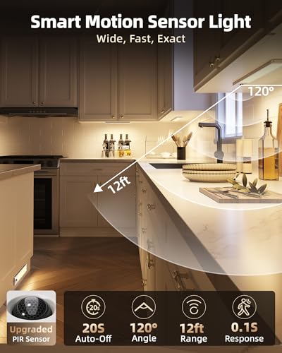 Under Cabinet Lighting with Charging Station (3 Count)