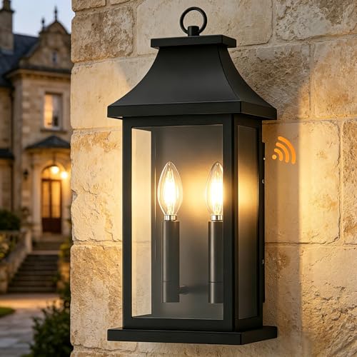 1 Pack 18" Large Outdoor Wall Lights Dusk to Dawn Outdoor Lighting