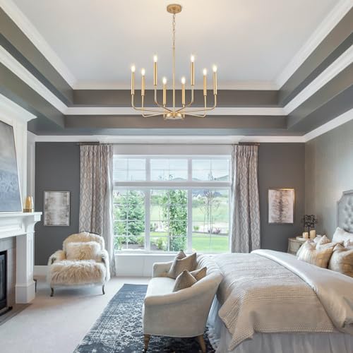 Modern Gold Chandelier for Dining Room