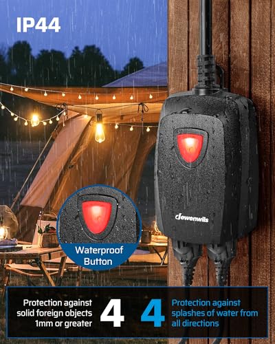Remote Dimmer Plug for Outdoor String Lights