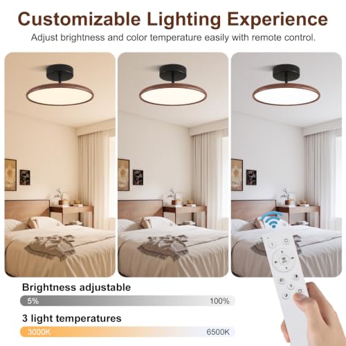 Nordic Semi Flush Ceiling Light