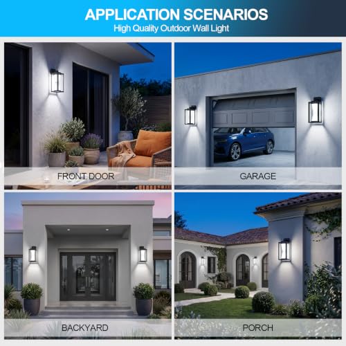 Outdoor Wall Light LED 30W Black Exterior Lighting Fixture ﻿ (30W)