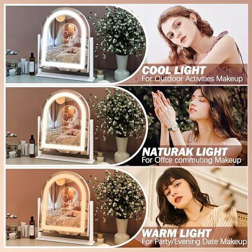 Vanity Mirror with Lights 15"x13" Makeup Mirror with Lights