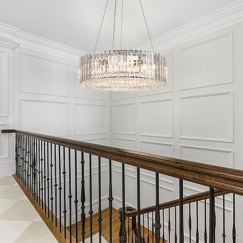 Modern Round Crystal Chandelier