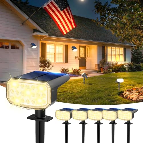Solar Spotlights Outdoor Waterproof with Focus Beam
