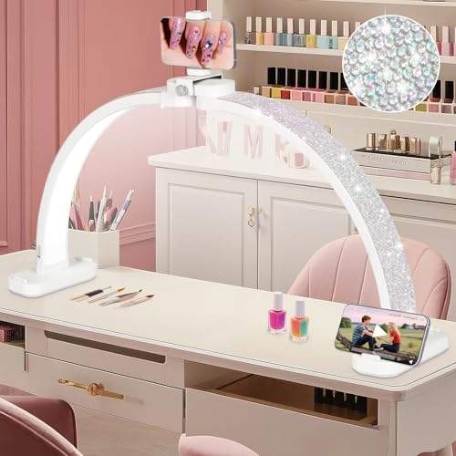 31in Half Moon Light for Nail Desk