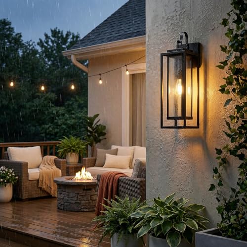 Classic Outdoor Porch Wall Sconce (2 Count)