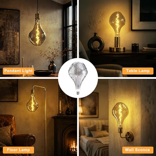 Dimmable Oversized LED Edison Bulb 40 Watt Equivalent