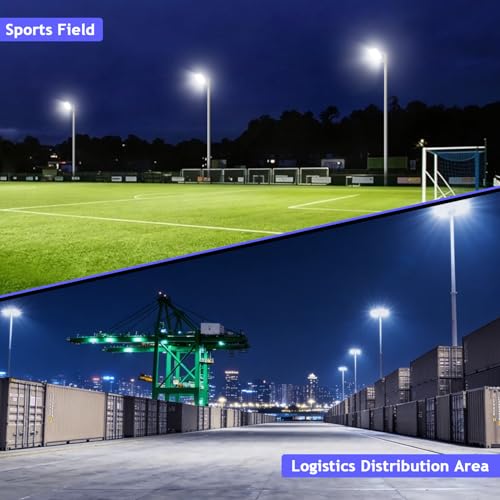240W LED Parking Lot Light Slip Fitter LED Pole Light 5000K IP65