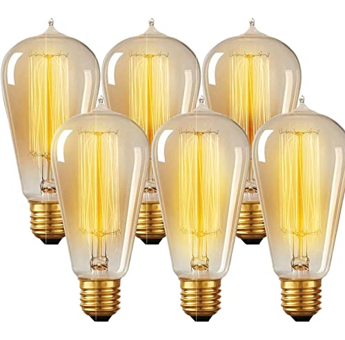 Vintage Incandescent Edison Light Bulbs (4 Count)