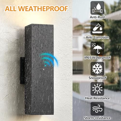 14 in Dusk to Dawn Outdoor Wall Sconce (2 Count)