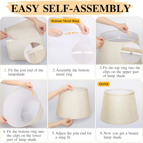 Drum Lamp Shades Set of 2