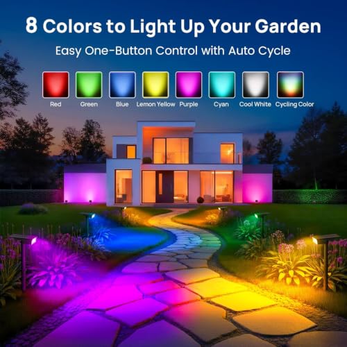 Solar Spot Lights Outdoor (4 Count)