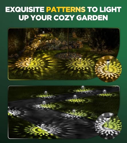10 Pack Ultra Bright Solar Lights Outdoor Waterproof (10 Count)
