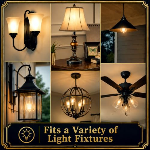 Vintage Edison LED Light Bulbs (4 Count)