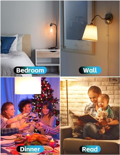 Edison Bulbs E26 LED Bulb 60 Watt Equivalent
