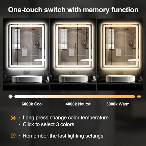 LED Bathroom Mirror with Lights
