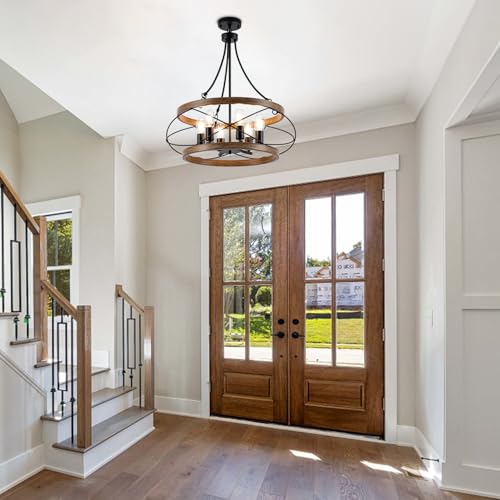 6 Light Farmhouse Chandelier