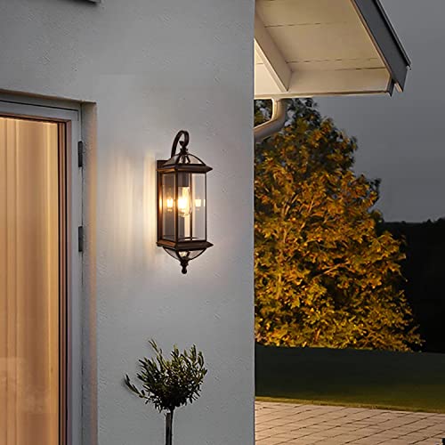 Copper Outdoor Wall Lights 20" H Exterior Light Fixture Oil Rubbed Bronze Anti