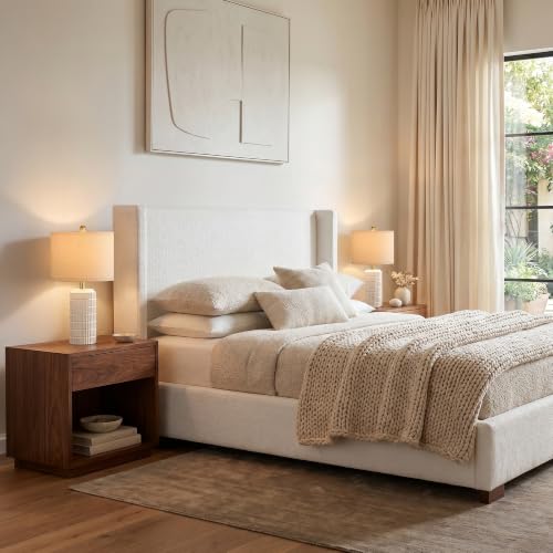 21'' Modern Ceramic Table Lamp with Gift Box