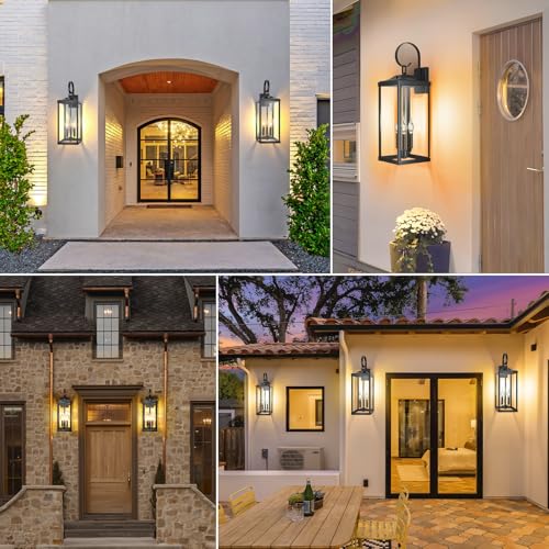 24" Extra Large Dusk to Dawn Outdoor Light Fixture