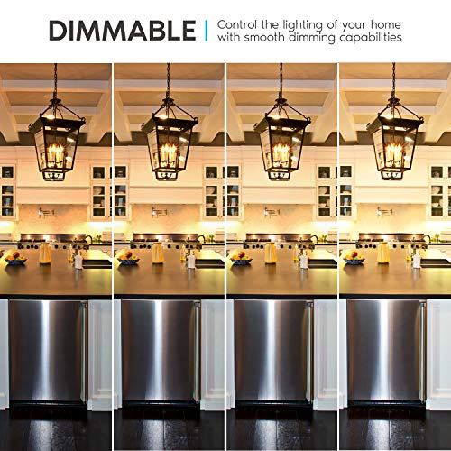 Vintage Candelabra LED Bulb 60W Equivalent (6 Count)