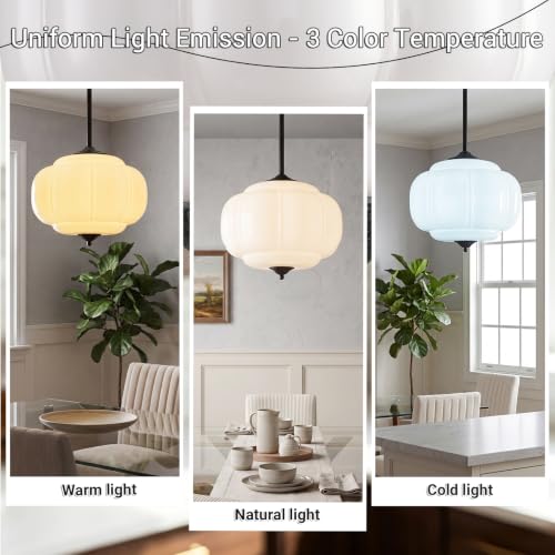 15 in White Milk Glass Ceiling Light Fixture