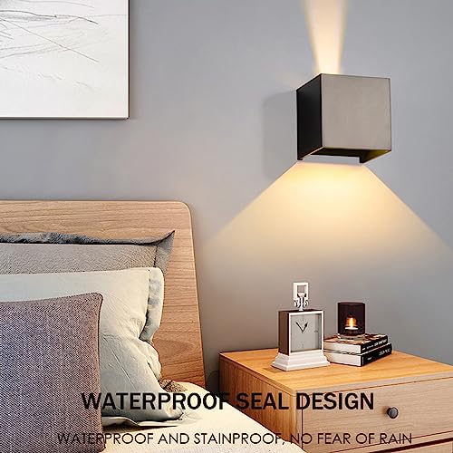 2 Pack Outdoor Sconces Wall Lights LED 20W Exterior (2 Count)