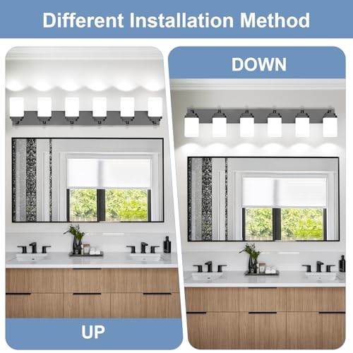 Matte Black Bathroom Light Fixtures