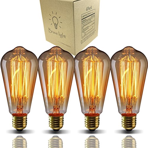 E26 40W Edison Bulbs (4 Count)