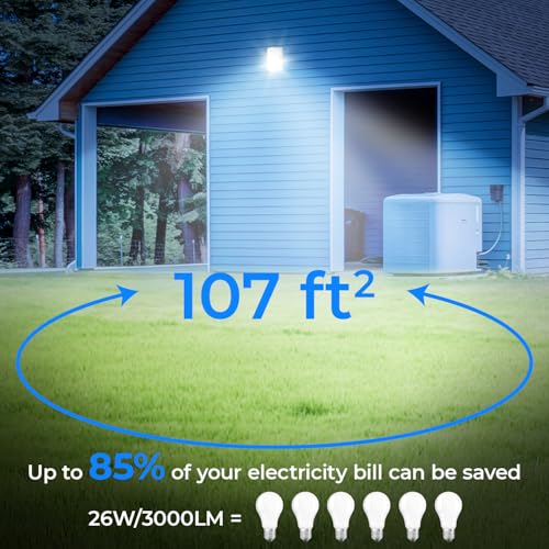 26W LED Wall Pack Light with Dusk to Dawn Sensor (2 Count)